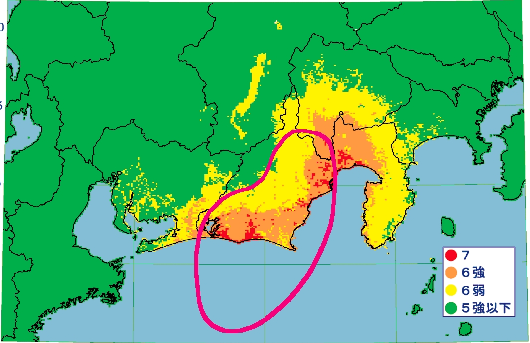 東海地震イメージ